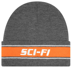 Sci-Fi Fantasy - Stripe Fold Beanie | Heather Grey