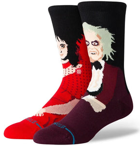 Stance - Beetlejuice 'Dearly Beloved' Socks | Maroon