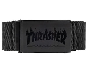Thrasher - Flame Web Belt | Black