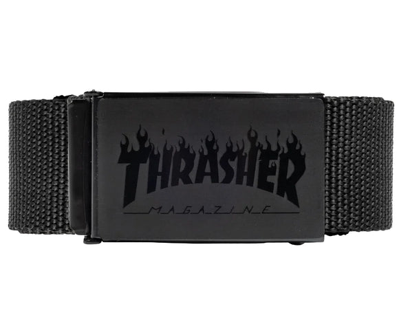 Thrasher - Flame Web Belt | Black