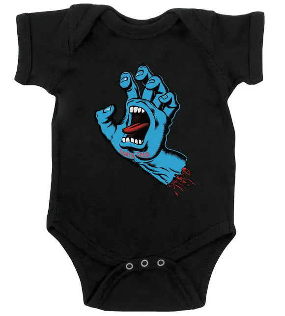 Santa Cruz - Screaming Hand Infant One Piece | Black