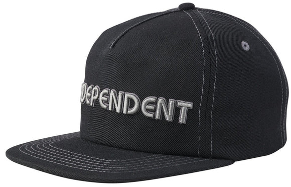 Independent - Groundwork Snapback Hat | Black