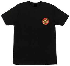 Santa Cruz - Classic Dot Chest Logo Tee | Black