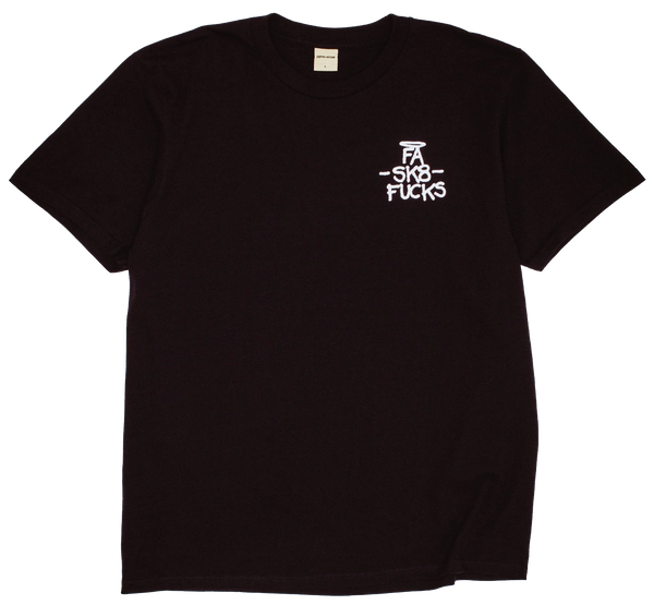 FA - SK8 Fucks Tee | Black – Plusskateshop.com