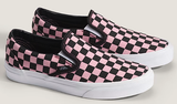 Vans - Classic Slip-On Shoes | Pink Black Pop (Checkerboard)