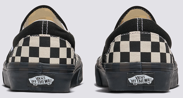 Vans - Classic Slip-On Shoes | White Black Black