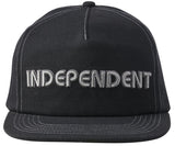 Independent - Groundwork Snapback Hat | Black