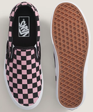 Vans - Classic Slip-On Shoes | Pink Black Pop (Checkerboard)