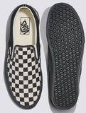 Vans - Classic Slip-On Shoes | White Black Black (Checkerboard)