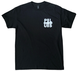 Plus - Open Block Tee | Black