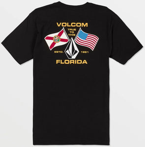 Volcom - Florida Flag Tee | Black