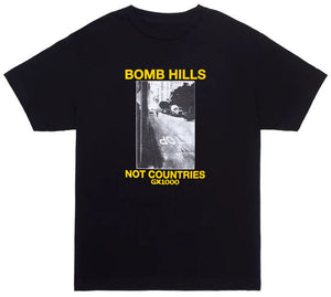 GX1000 - Bomb Hills Not Countries Tee | Black