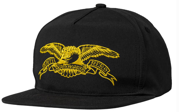 Antihero - Basic Eagle Snapback Hat | Black