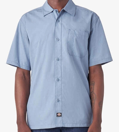 Dickies - Skate Waynesboro S/S Shirt | Blue Chambray
