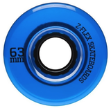 Z-Flex - Z-Smooth V2 63mm 83a Wheels | Blue Translucent