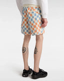 Vans - Primary Checkerboard Boardshorts | Marshmallow Dusty Blue