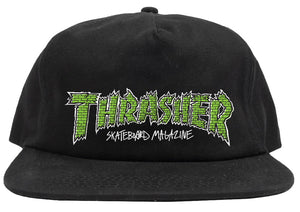 Thrasher - Brick Snapback Hat | Black