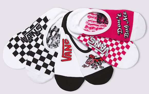 Vans - Buggin Out Canoodle 3-Pack Socks | White