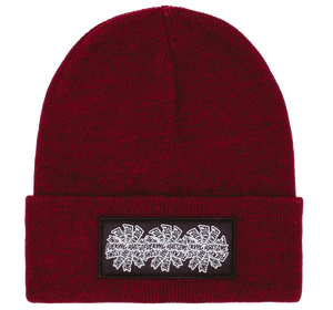 FA - Three Spiral Edge Stitch Beanie | Burgundy