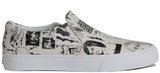 War Saw - Stranger Slip-On Shoes | Templeton Collage (Canvas)