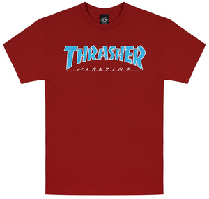 Thrasher - Outlined Tee | Cardinal Red