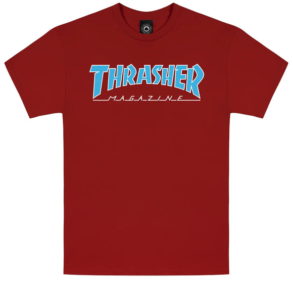 Thrasher - Outlined Tee | Cardinal Red