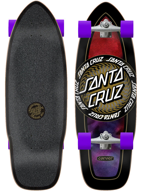 Santa Cruz - Infinite Ringed Dot Surf Skate Carver Cruzer 9.75