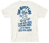 Quiet Life - Skating Cat Tee | Cream