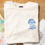 Quiet Life - Skating Cat Tee | Cream