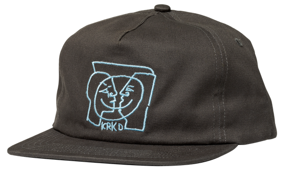 Krooked - Moonsmile Snapback Hat | Charcoal