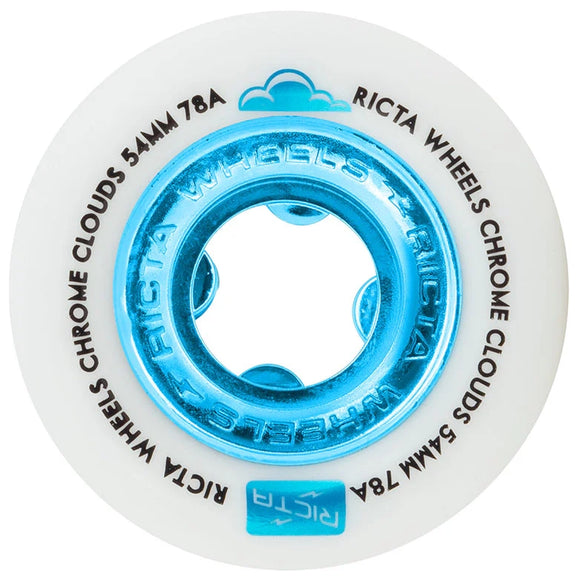 Ricta - Chrome Clouds 54mm 78a Wheels | Blue