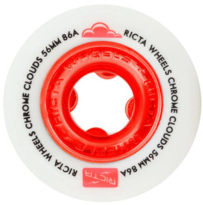 Ricta - Chrome Clouds 56mm 86a Wheels | Red