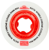 Ricta - Chrome Clouds 56mm 86a Wheels | Red