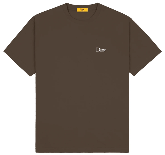 Dime - Classic Small Logo Tee | Driftwood