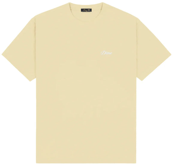 Dime - Cursive Small Logo Tee | Cloud Cream
