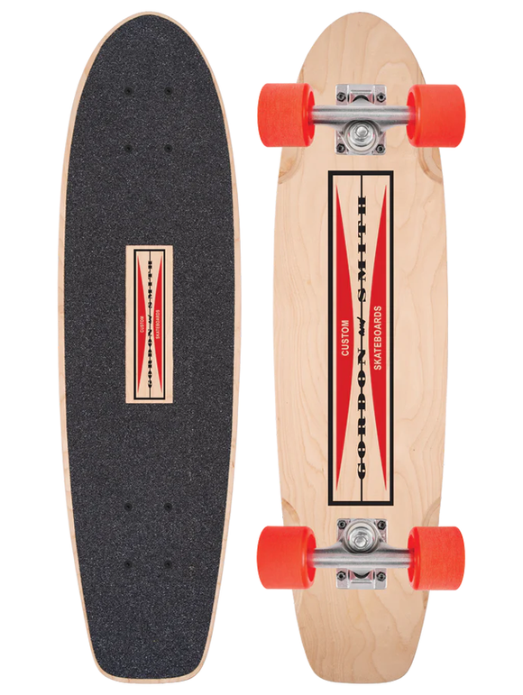 Santa Cruz - Screaming Hand Check Surf Skate Carver Cruzer 9.8