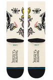 Stance - Bert Krak 'Battle' Crew Socks | Cream