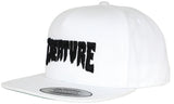 Creature - Mono Snapback Hat | White