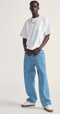 Vans - Check-5 Loose Denim Pants | Stonewash Blue