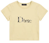 Dime - Classic Dalmatians Crop Tee | Light Yellow