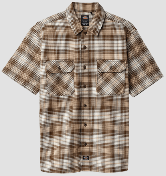 Dickies - Mike Anderson Check S/S Shirt | Dark Olive