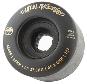 Arbor - Daniel MacDonald Vice 69mm 78a Wheels | Black