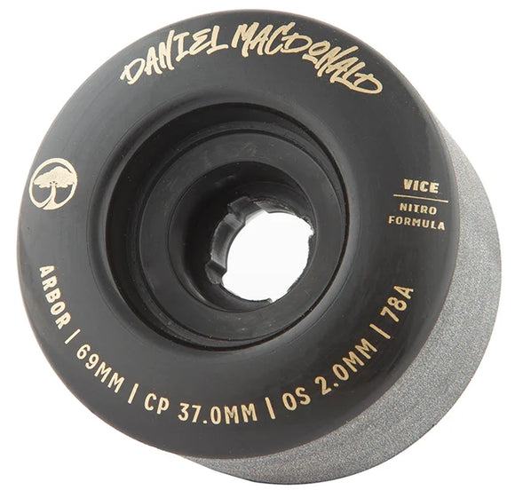Arbor - Daniel MacDonald Vice 69mm 78a Wheels | Black