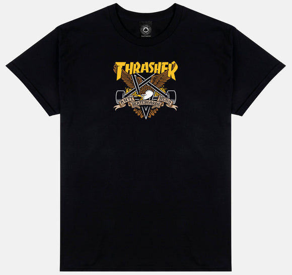 Thrasher x Antihero - Eaglegram Tee | Black
