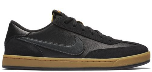 Nike sb check solarsoft shoes (black anthracite gum light brown) clearance