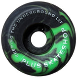 Spitfire - Plus F4 Conical Full 54mm 99d Wheels | Black Green Swirl