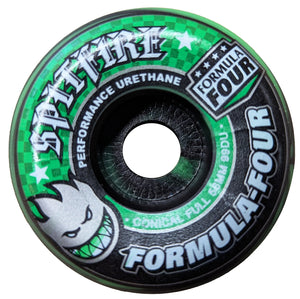 Spitfire - Plus F4 Conical Full 56mm 99d Wheels | Black Green Swirl