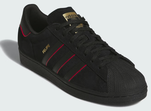 Adidas - Superstar ADV x Felipe Gustavo Shoes | Black Red Plusskateshop.com Adidas - Superstar ADV x Felipe Gustavo Shoes | Black Red Plusskateshop.com