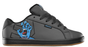 Etnies x Santa Cruz - Fader Kids Shoes | Dark Grey Black