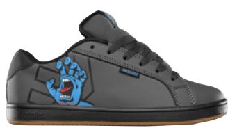 靴 ETNIES 00s Etnies x Santa Cruz - Fader Kids Shoes | Dark Grey Black